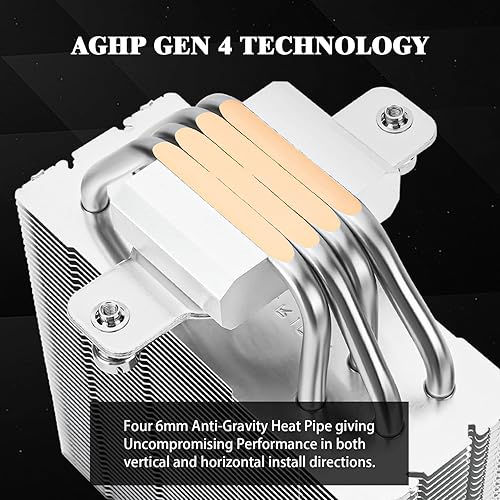 Miniatura 2 de Thermalright Assassin Spirit 120 V2 Plus - Enfriador de aire para CPU, 4 tubos de calor, enfriador de CPU con ventilador silencioso PWM doble,