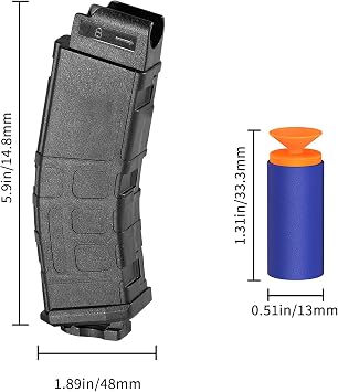 30PCS Refill Darts & 2PCS Clip for Cuteland Blaster 760131, 760030, 18+