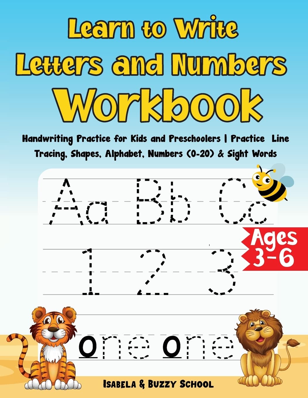 Buy Learn to Write Letters and Numbers Workbook Handwriting Practice for Kids and Preschoolers