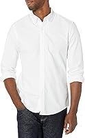 Vista 1 de Tienda Essentials Camisa Oxford de manga larga ajustada para hombre