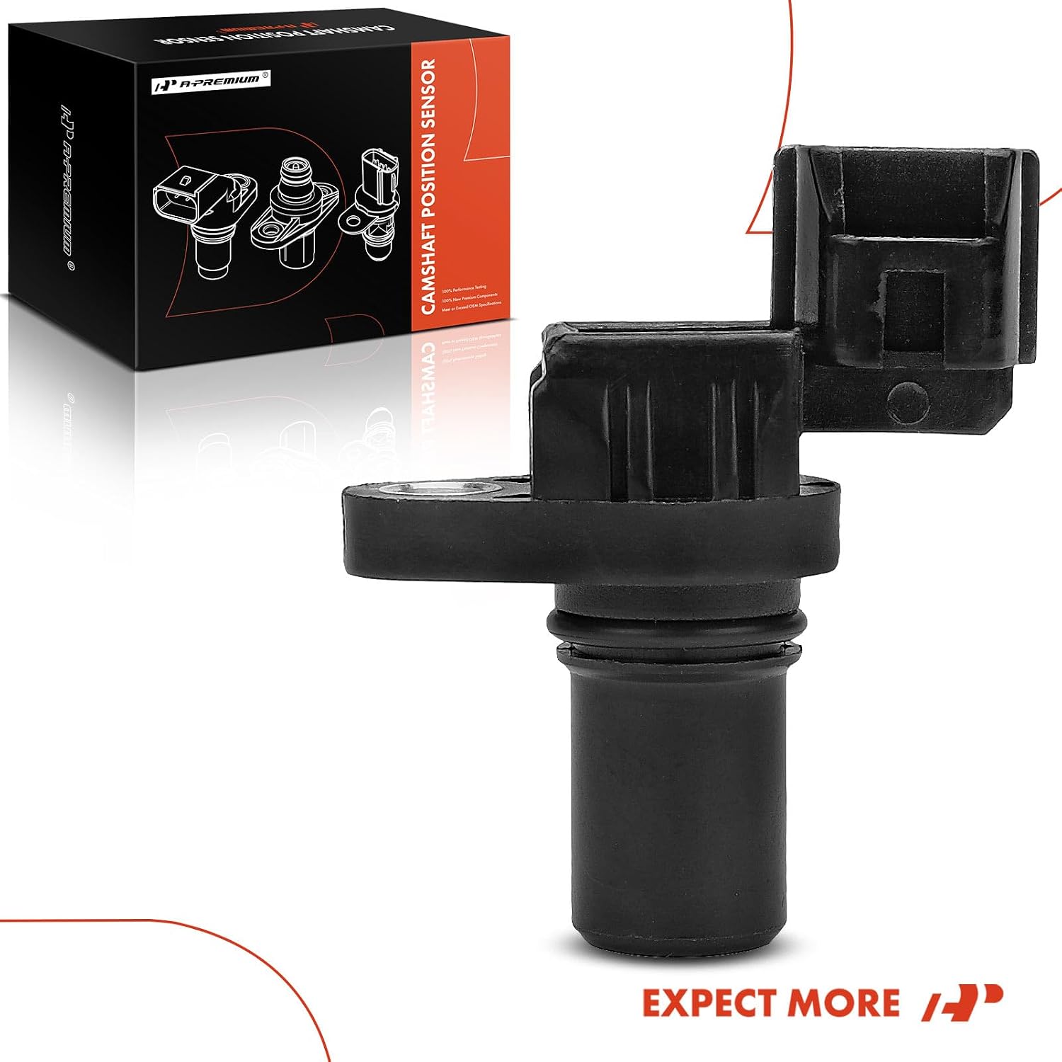 A-Premium Engine Camshaft Position Sensor Compatible with Chrysler Sebring 2001-2005 & Dodge Stratus 01-05 & Mitsubishi Outlander 2003, Eclipse, Galant, Lancer, Mirage & Eagle Talon