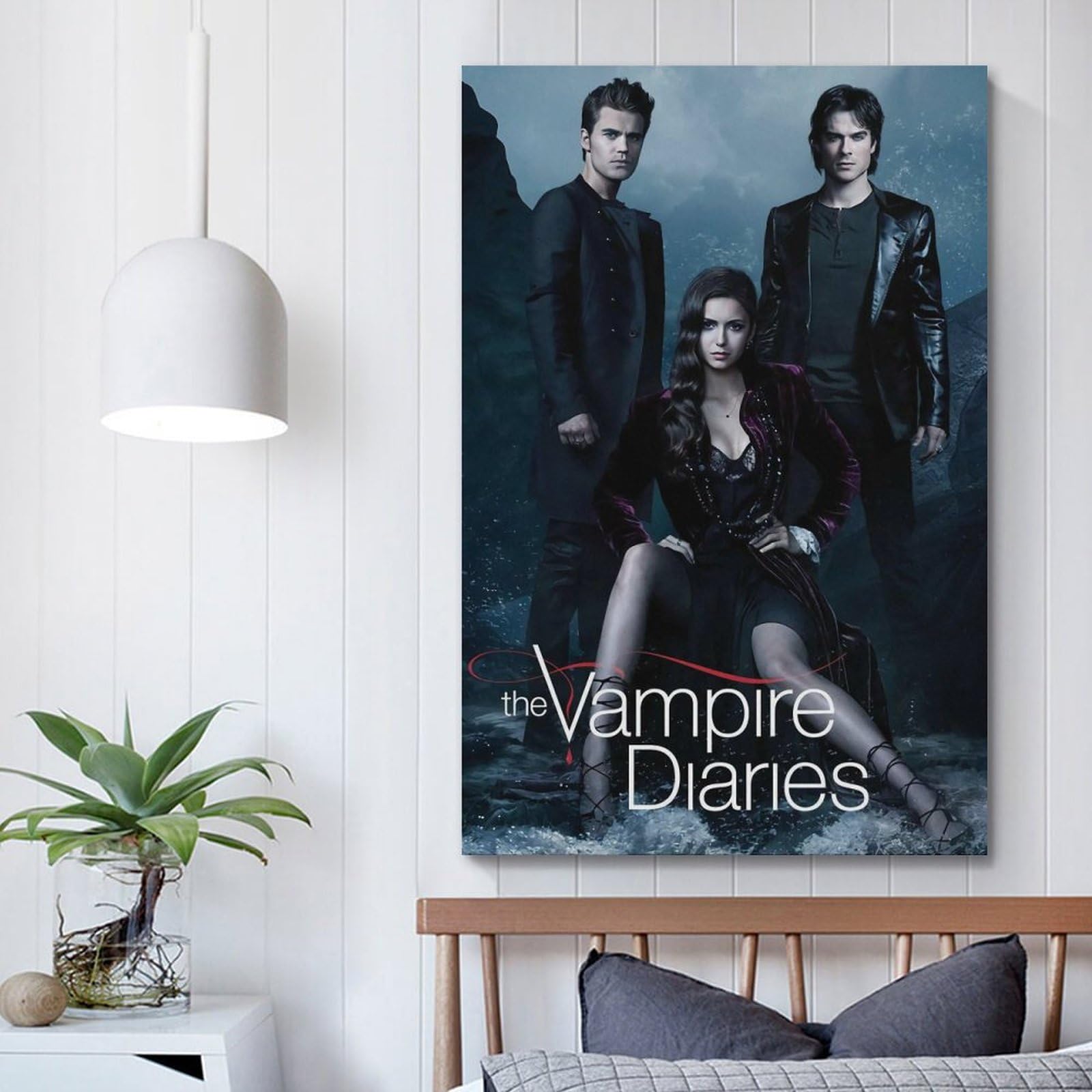 ZFHSFZ Vampire Diaries olieverfschilderij doek ZFHSFZ Vampire Diaries olieverfschilderij doek