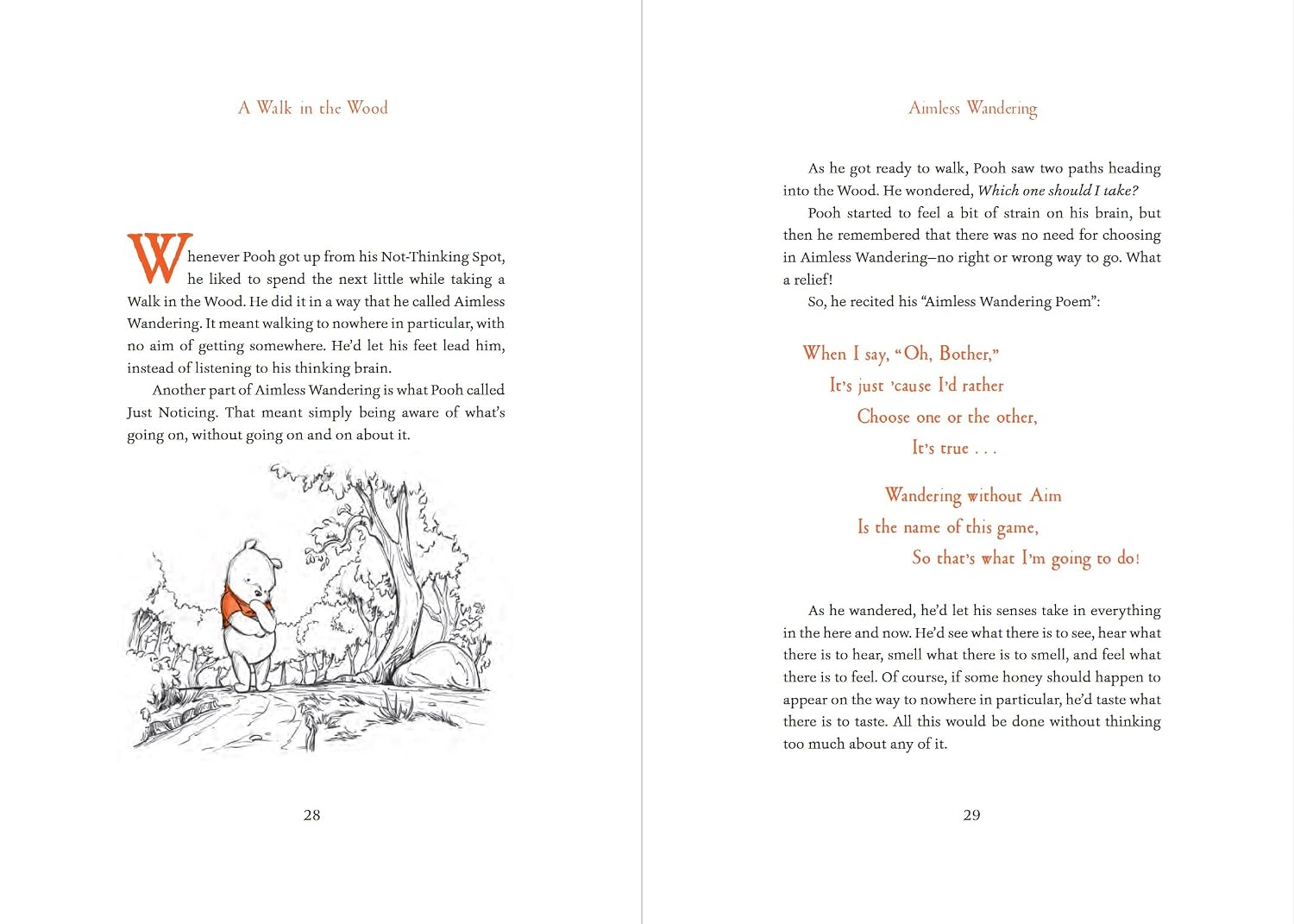 A Walk in the Wood: Meditations on Mindfulness with a Bear Named Pooh Hardcover – August 11, 2026