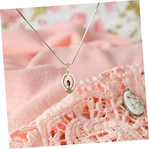 Miniatura 7 de EXCEART Broche de collar Suministros de joyería Colgante Hebilla de pellizco para fabricación de joyas Colgantes colgantes de jade para collares,