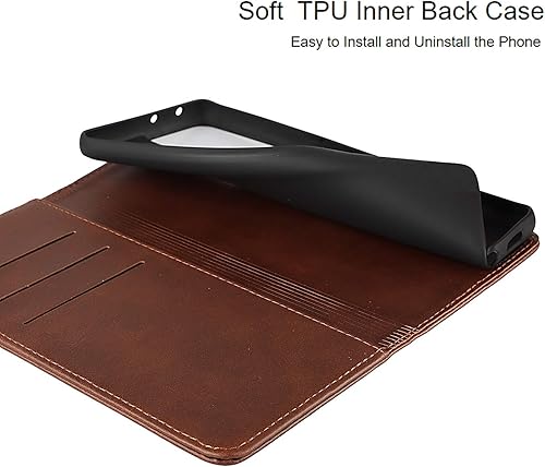 Miniatura 4 de Jaorty Funda para Samsung Galaxy S21 Ultra con tarjetero para mujeres y niñas (6.8 pulgadas), funda tipo cartera no para S21 con anillo de rotación