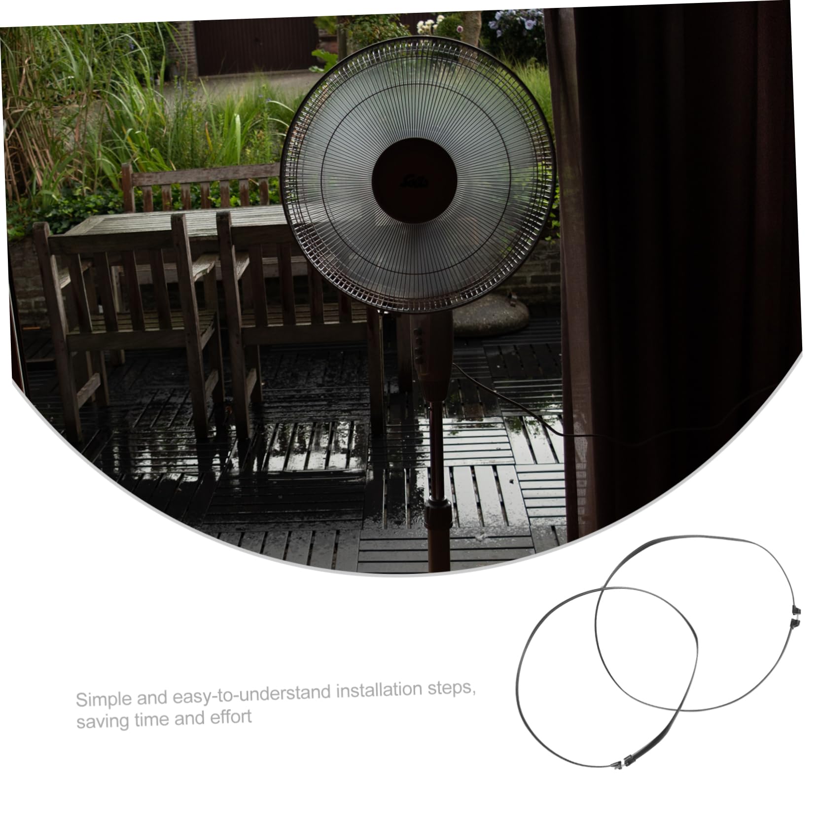 GALPADA Lüfternetz-Abdeckringe Für Elektrische Ventilatoren - Sicherer Schutz In Schwarz
