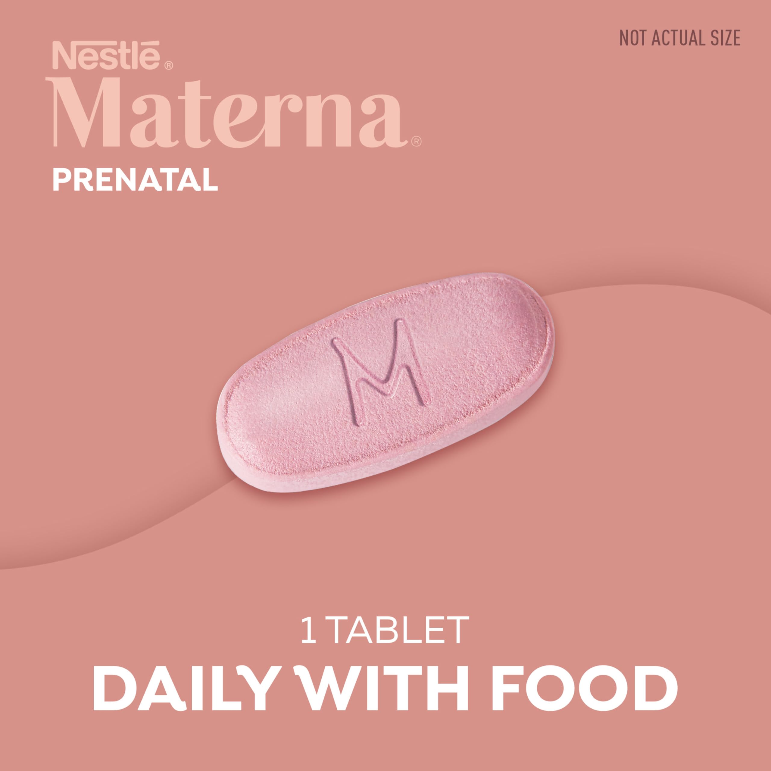 Materna Nestle Prenatal Postpartum Vitamin & Mineral Supplement 100 Tablets — Amazon image 9