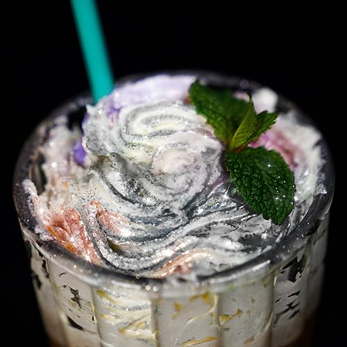 Vista 66 de NiHealth - Polvo comestible con purpurina brillante, polvo metálico, decoración de alimentos, espolvorear polvo brillante para bebidas, vino