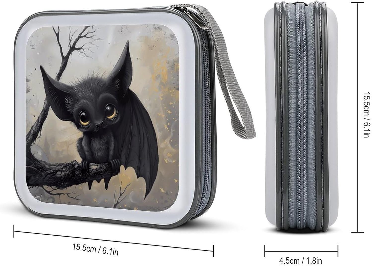 Bat CD/DVD Case Holder 40 Capacity image 2