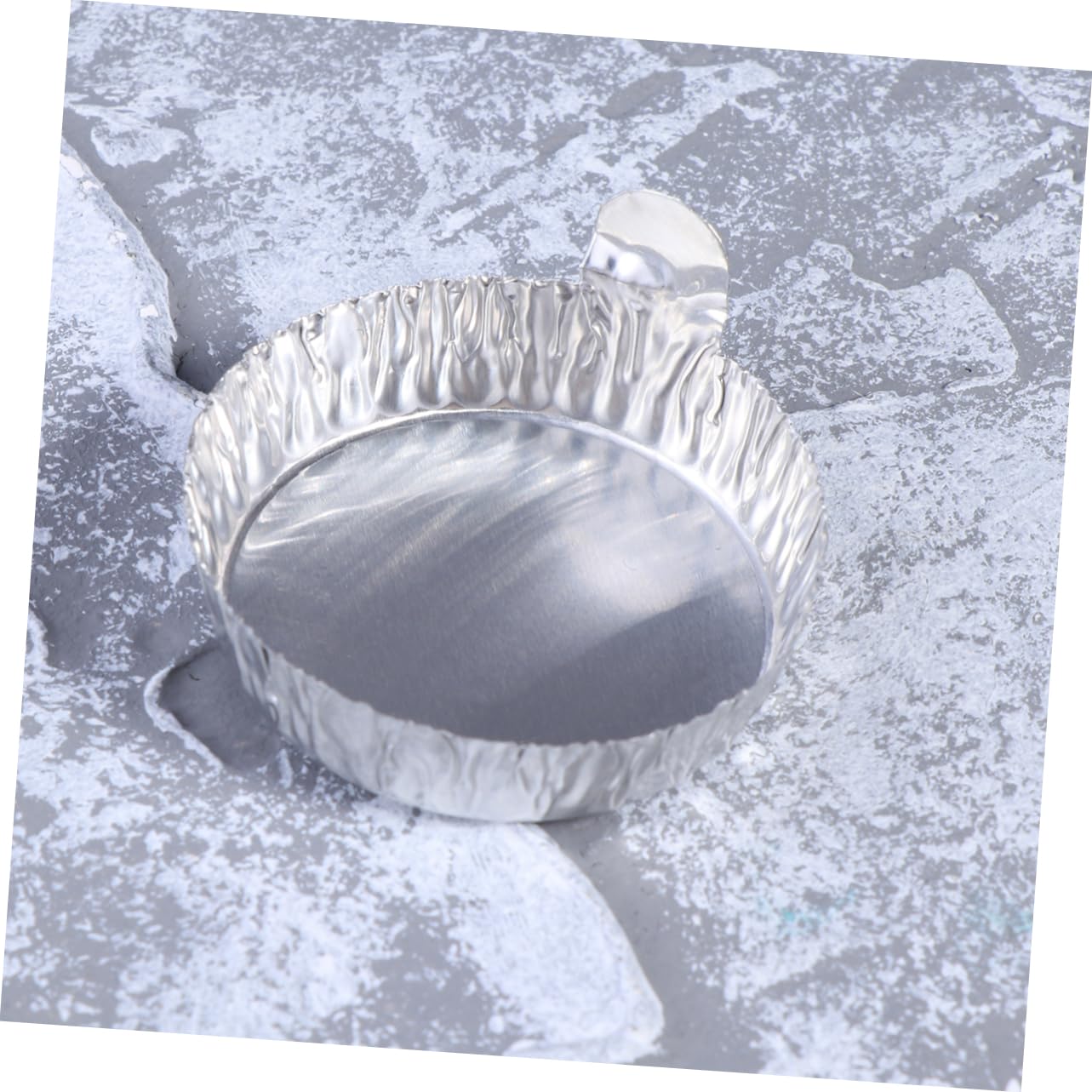 TIDTALEO 5sets Small Aluminum Weighing Plate Dish Boats Sturdy Weighing Tray for Precision Measuring 10pcs*5