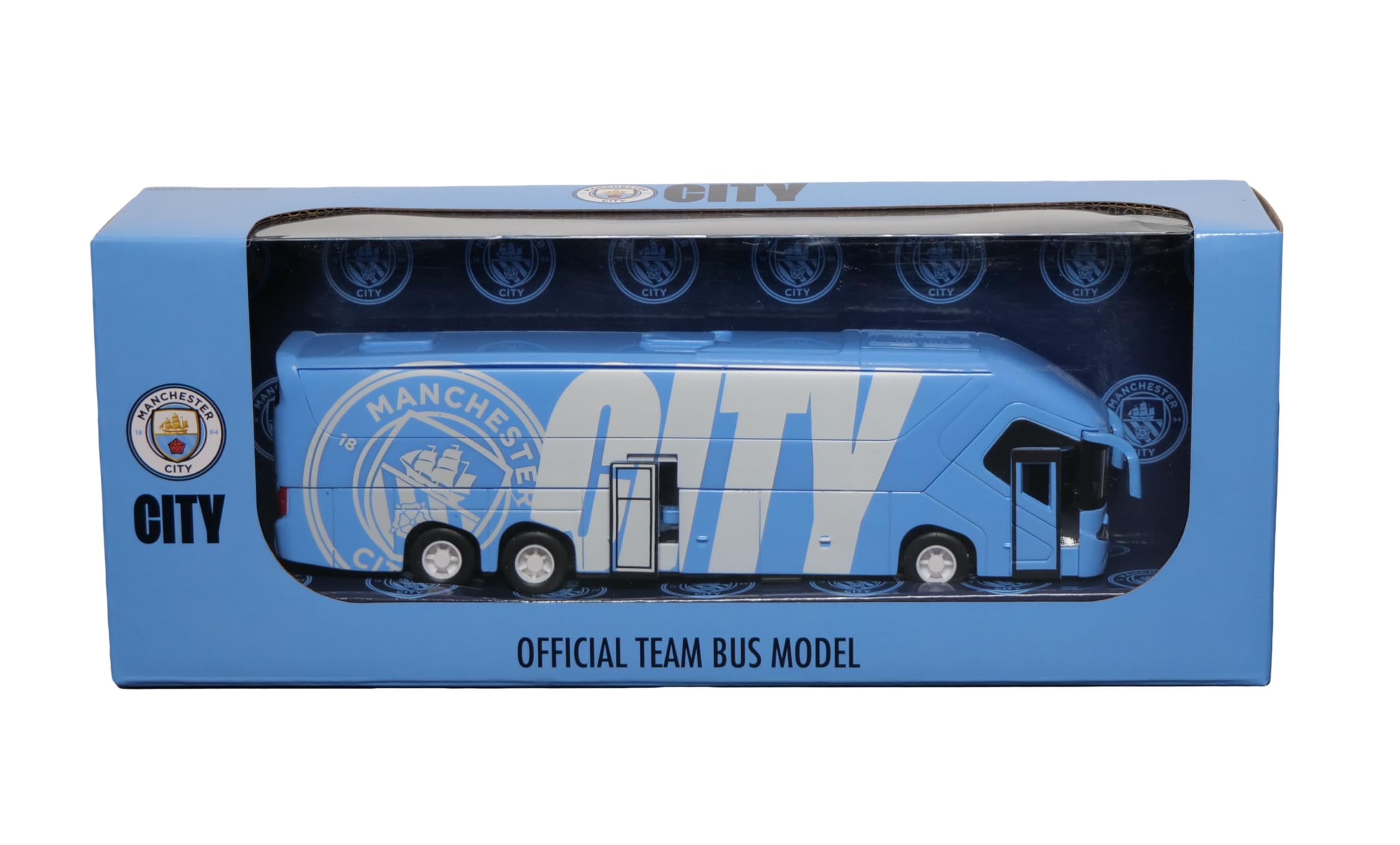Sockers Manchester City Collectible Miniature Team Bus