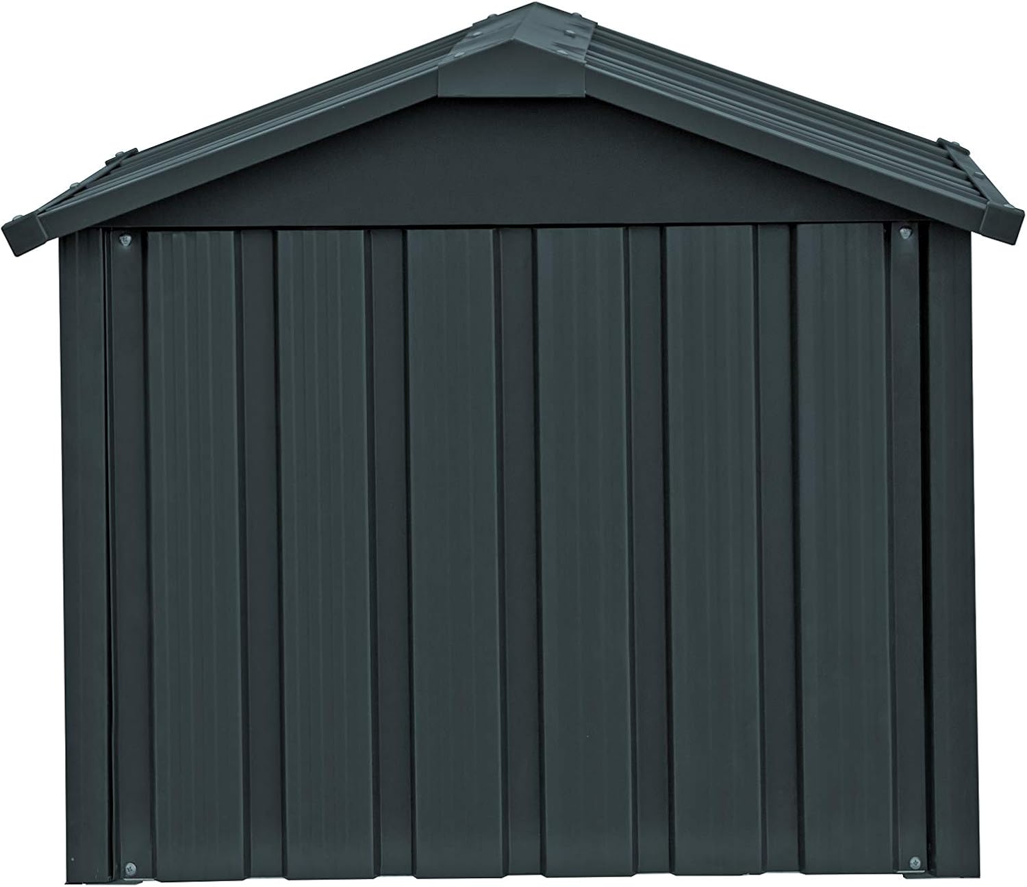 Duramax Robotic Lawn Mower Metal Garage, Closed Back, Protects Lawn Mowers & Battery Charging Stations, Made of Hot-Dipped Galvanized Steel, Weatherproof & UV-Protected Robot Lawnmower Carport