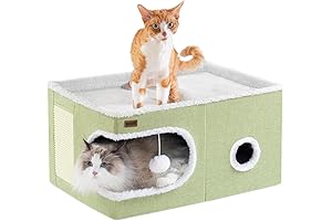 Cat Bed for Indoor Cats Cube House
