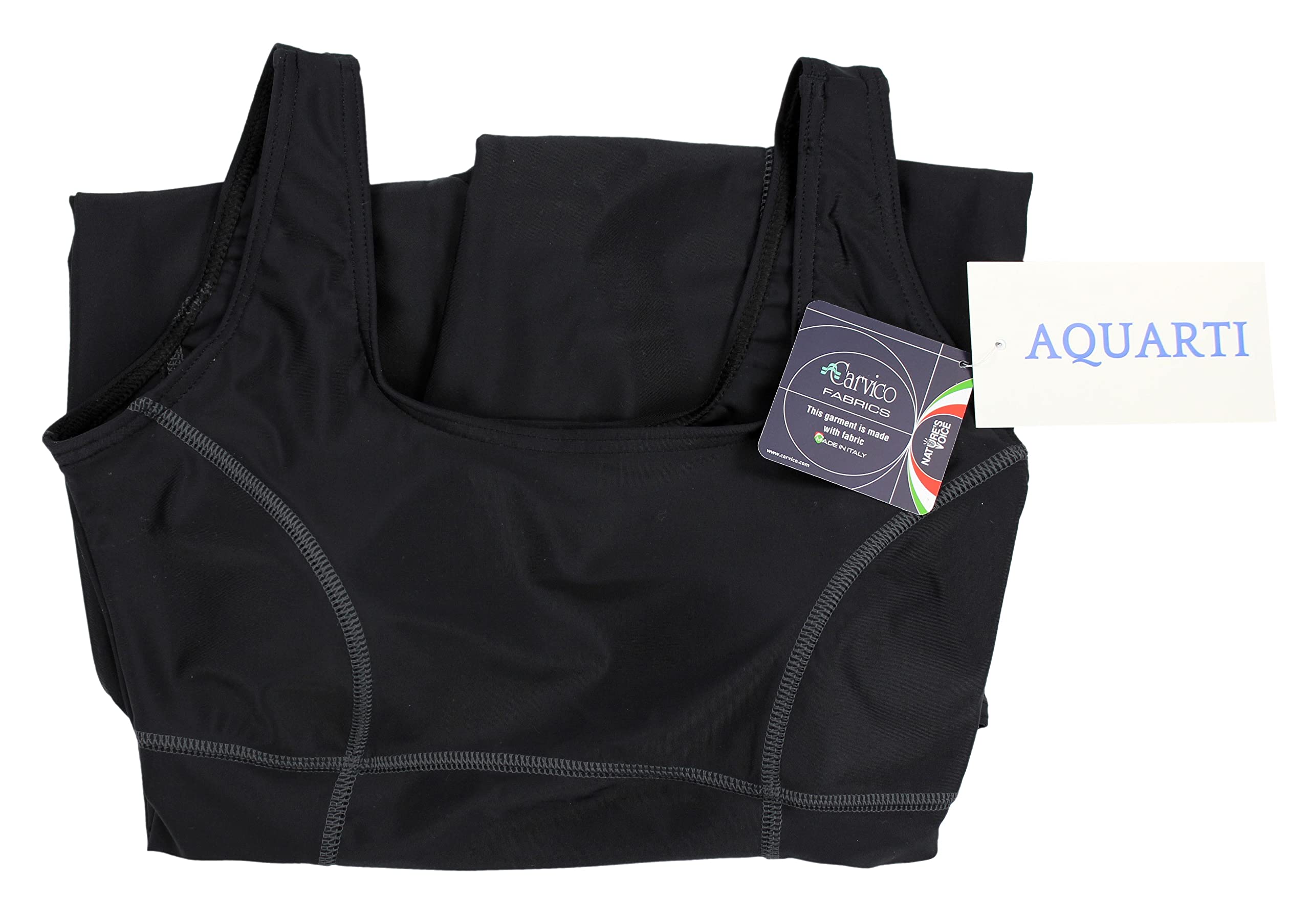 Aquarti Bañador de Natación para Mujer con Pierna Culotte