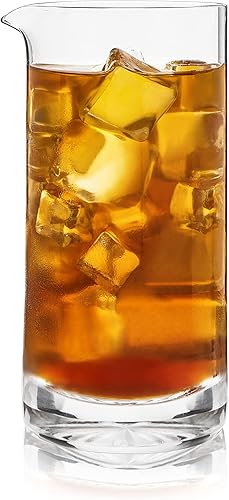 True Stirred - Barra de mezcla grande, accesorios para bar y coctelería para mezcladores, vaso mezclador de bebidas de 25 onzas, juego de 1