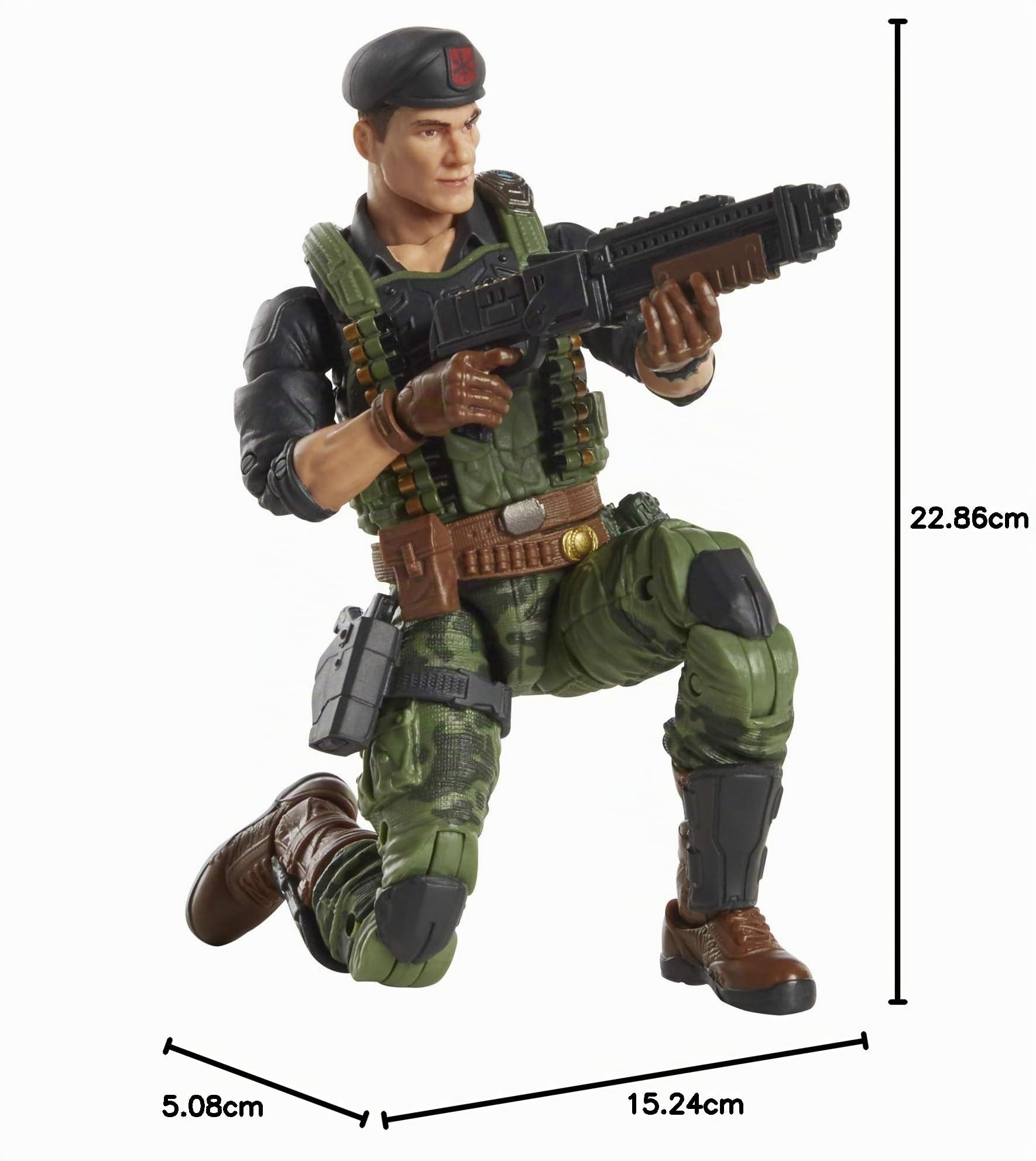 Hasbro G.I. Joe Classified Series Flint Figura de acción 26 Juguete Coleccionable Premium con múltiples Accesorios Escala de 6 Pulgadas con Paquete Personalizado Arte