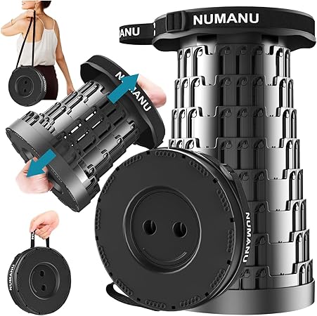 NUMANU 2025 Upgraded Collapsible Stool, Max 620lbs 2.5 NUMANU 2025 Upgraded Collapsible Stool, Max 620lbs 2.5