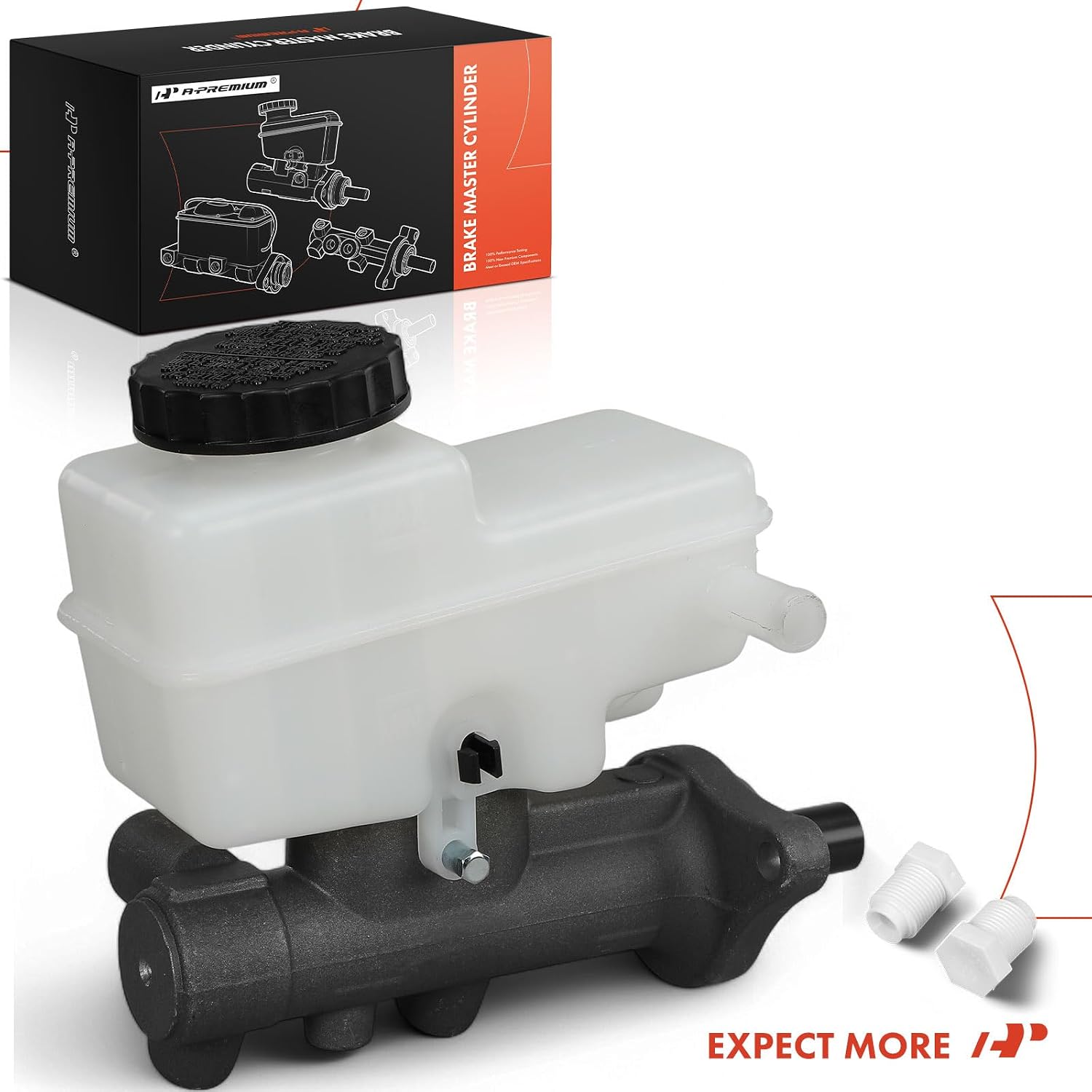 A-Premium Brake Master Cylinder with Reservoir and Sensor Compatible with Nissan Vehicles - Frontier 2005-2007 2011-2018, Xterra 2005-2006 2008-2015, Manual Transmission