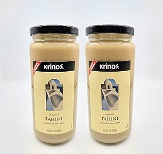 Krinos Tahini Jar, 2 pack