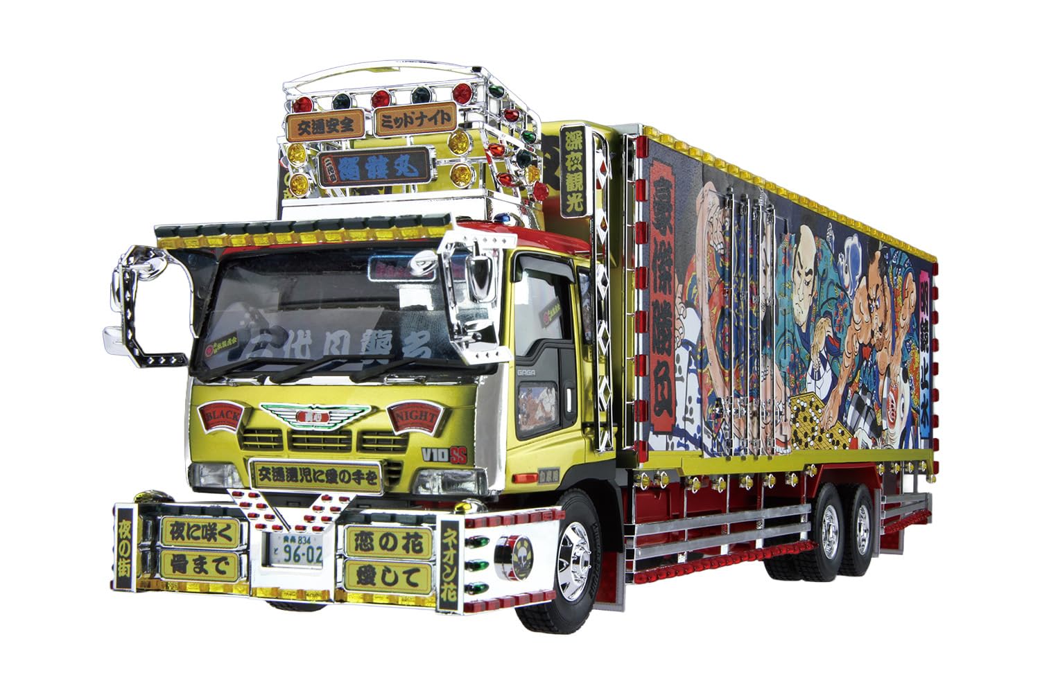 Amazon.co.jp: 青島文化教材社(AOSHIMA) ザ☆デコトラNo.2 1/32 二代目