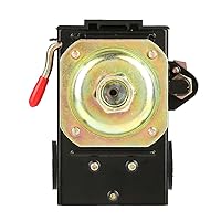 Vista 6 de Control del interruptor de presión del compresor de aire 95-125 PSI 20A 220V, válvula de interruptor de control de presión de aire de servicio