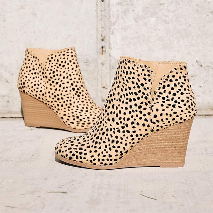 NOLDARES Platform Boots Leopard Ladies