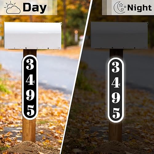 Miniatura 141 de Placa de dirección acrílica personalizada, letrero de dirección horizontal, utilizado para casa, puerta, calle o buzón Hengkuan-2