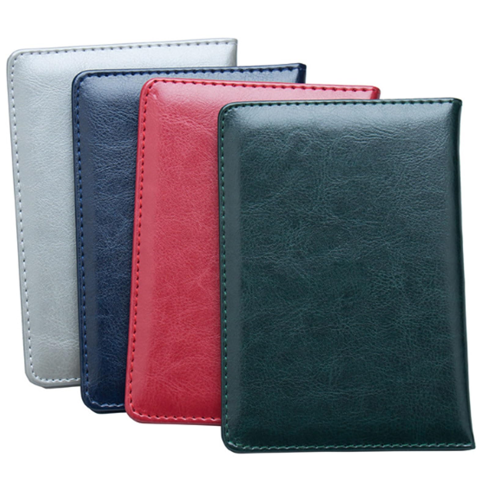 Porta passaporto con emblema nazionale russo in rilievo design compatto, nero, One Size, Stile unico