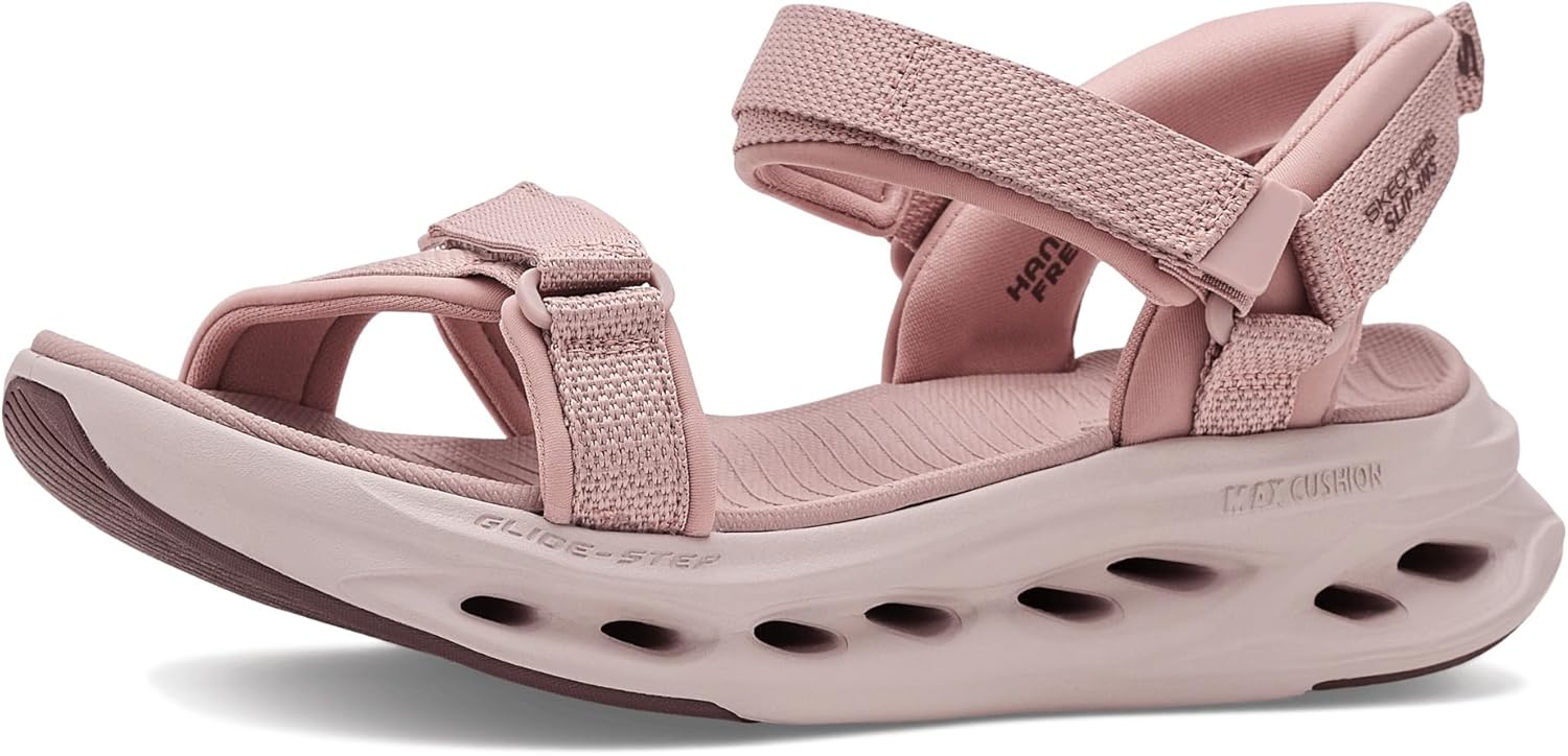 Skechers womens On-the-go Max Cushioning Glide-step Sandals