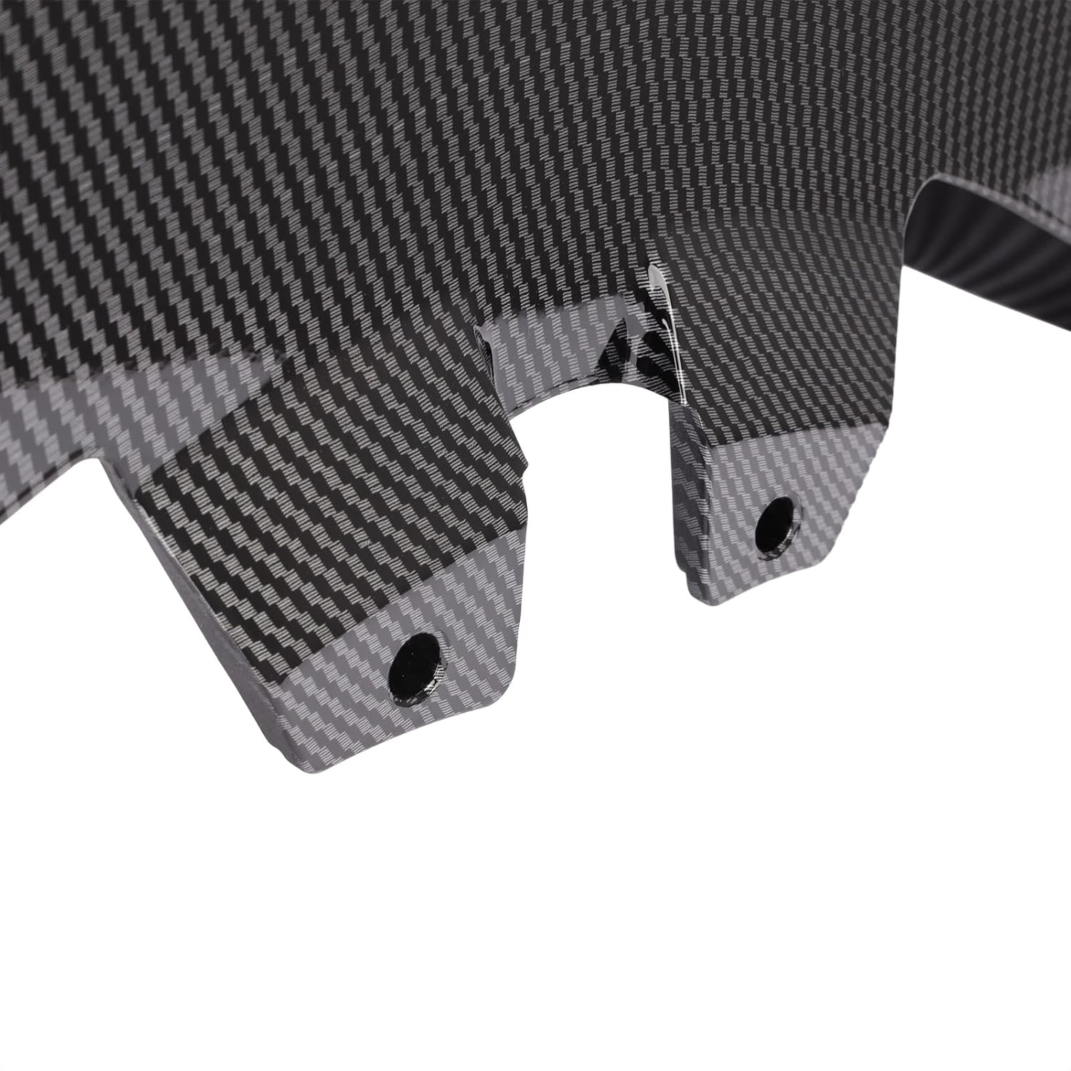 Motorcycle Mudguard Front Fender ABS Plastic Fit for Harley Touring Electra Glide Road Glide Street Glide Road King Tri Glide Tour Glide 1989-2013 (Fiber Black)