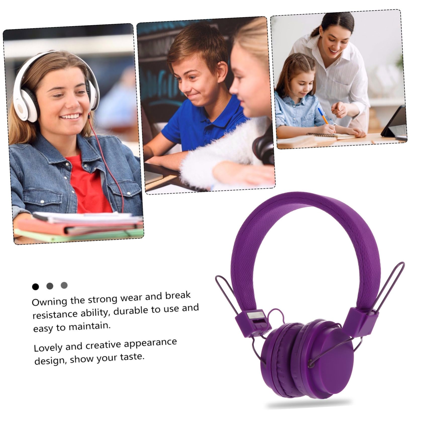 SHINEOFI Cuffie Gaming Cablate Over Ear Microfono 1,6m per PC