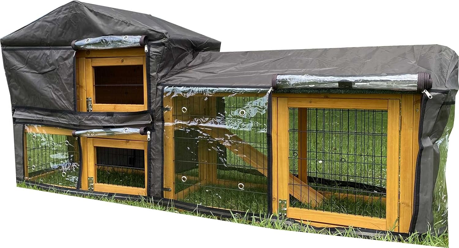 Eggshell RAIN COVER FOR LARGE SMOKEY XL RABBIT HUTCH GUINEA PIG HUTCHES