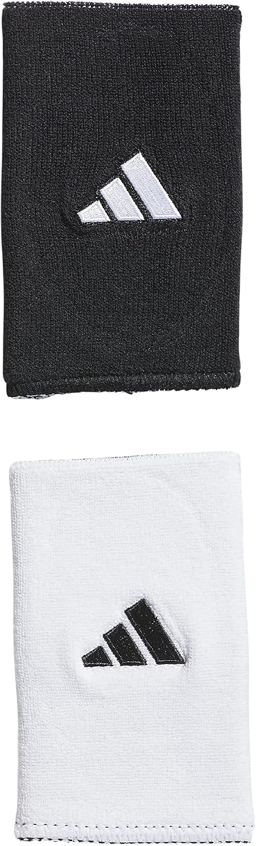 adidas Interval Large Reversible Wristband | Unisex, Moisture-Wicking, Stretch Fit, Non-Slip Grip, Secure Comfort, Game & Training Ready