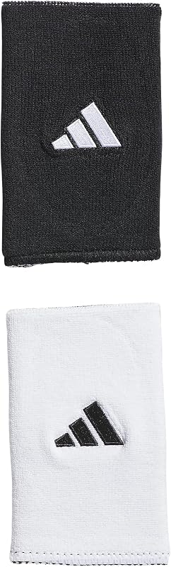 adidas Interval Large Reversible Wristband | Unisex, Moisture-Wicking, Stretch Fit, Non-Slip Grip, Secure Comfort, Game & Training Ready
