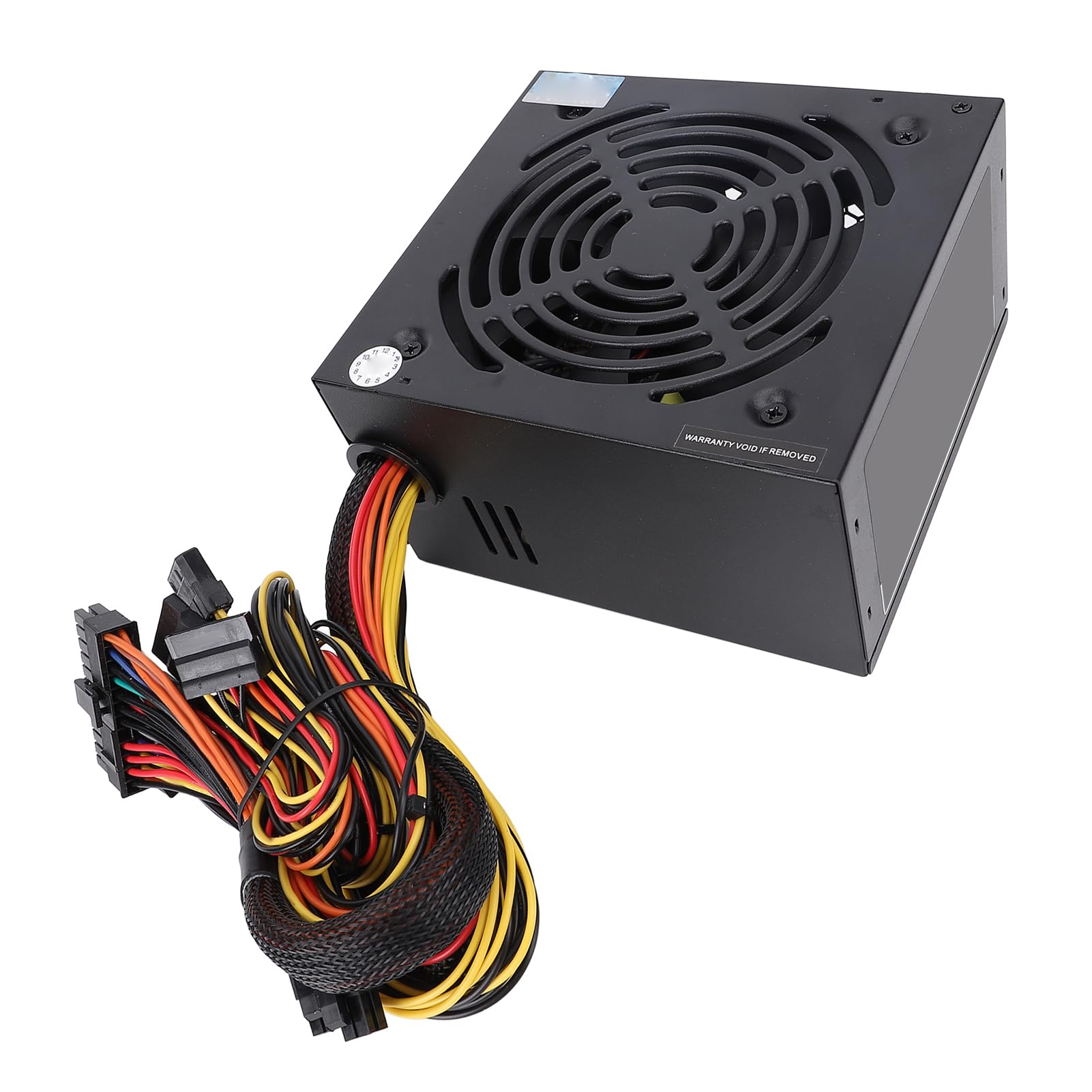 Alimentatore per computer desktop a massima efficienza energetica da 450 W con protezione da sovracorrente per utenti in lega di alluminio nero 1 W di potenza in standby