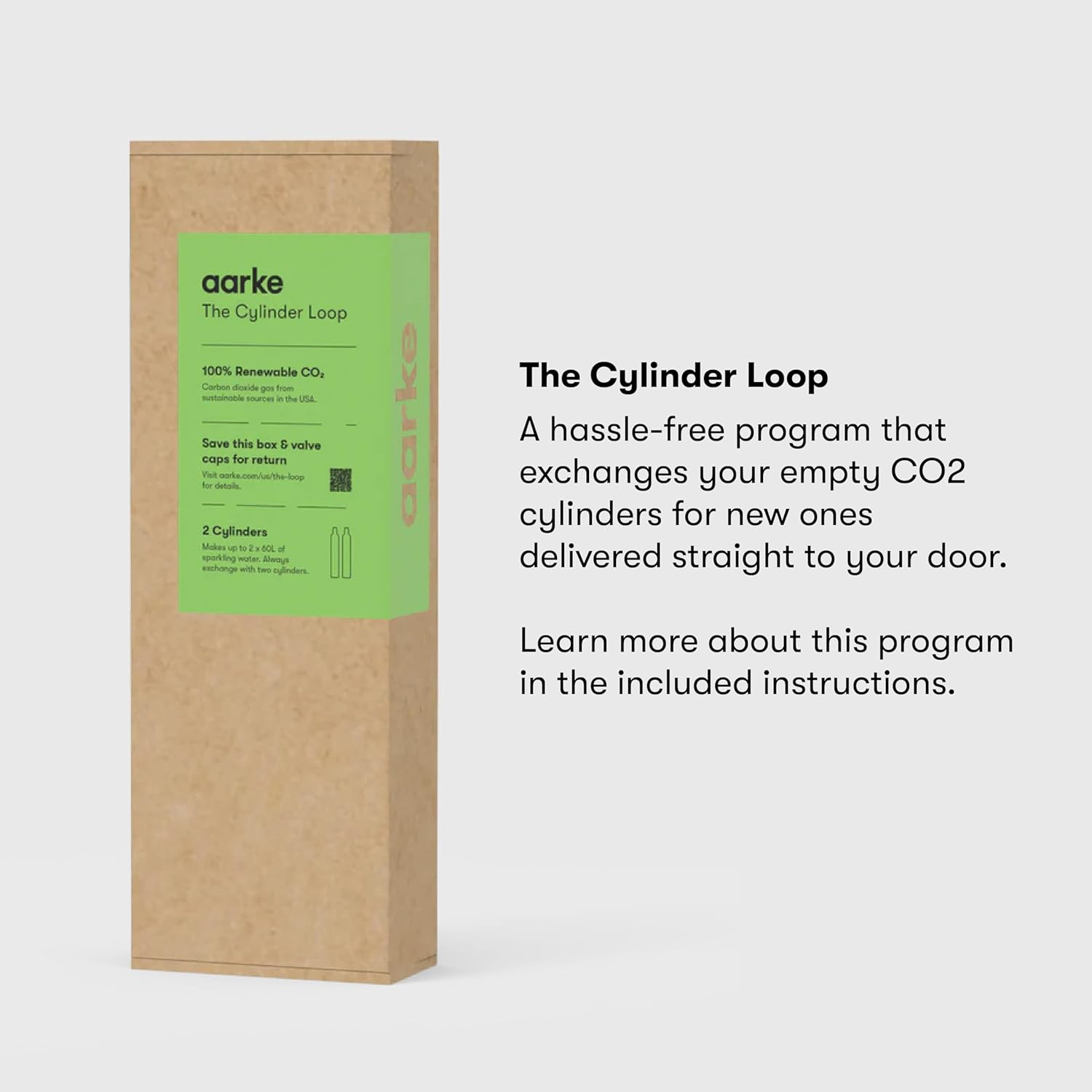 Aarke CO2 Refill Cylinder, Compatible with All Aarke Carbonator Soda Machines & Most Soda Machines, Makes Up to 120L of Carbonated Water (2-Pack) - Image 3