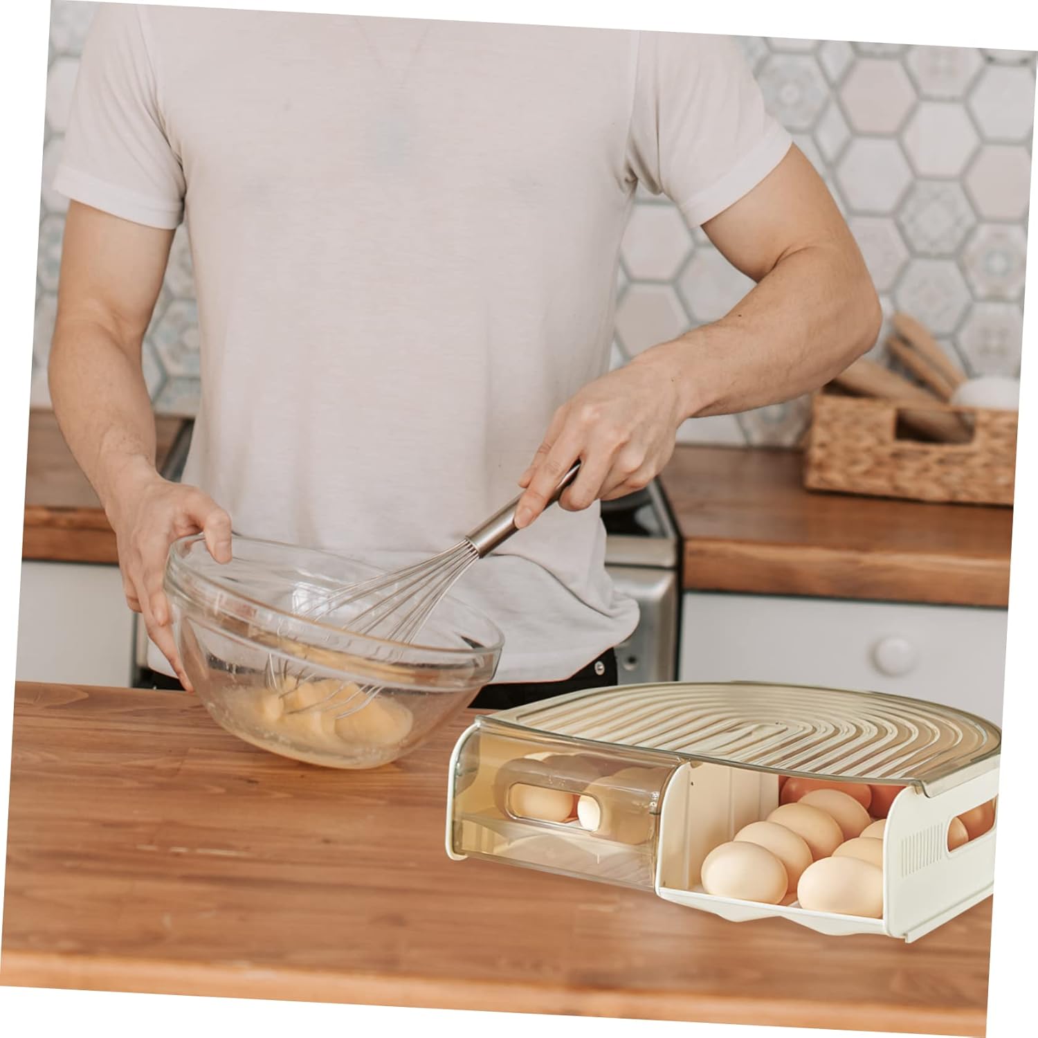 1pcs Egg Carton Egg Case Household Box Multi-function Tray Refrigerator Organizer Kitchen Storage Box Reusable Case