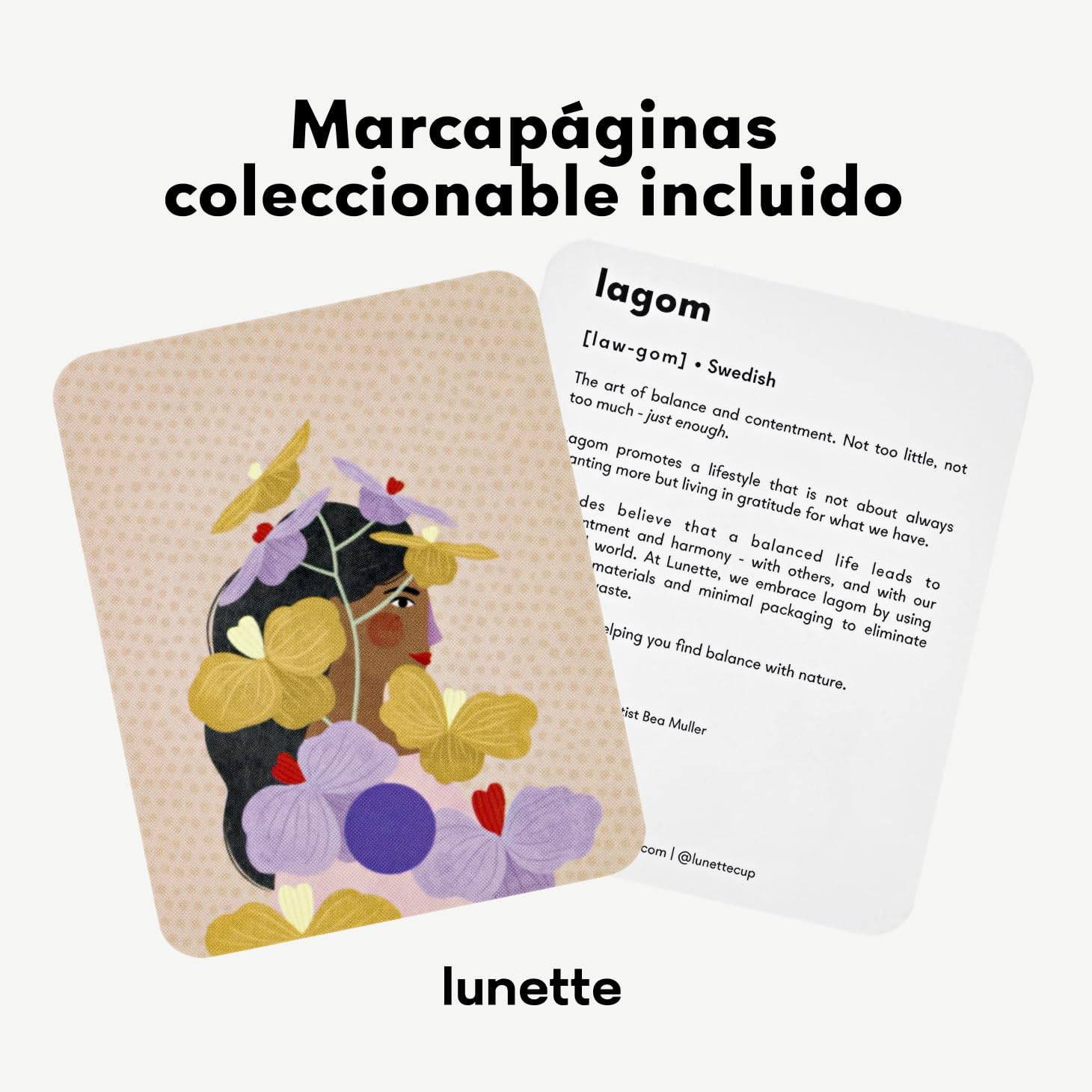 Lunette Copa Menstrual Reutilizable Protección 12 Horas de Comodidad Silicona Médica Suave – Alternativa a Tampones, Duración 10 Años, Talla 1 Violet — view 9