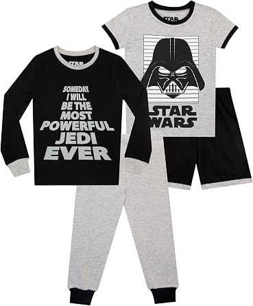 Star Wars Boys Pajamas Pack of 2 Multicolor Size 5