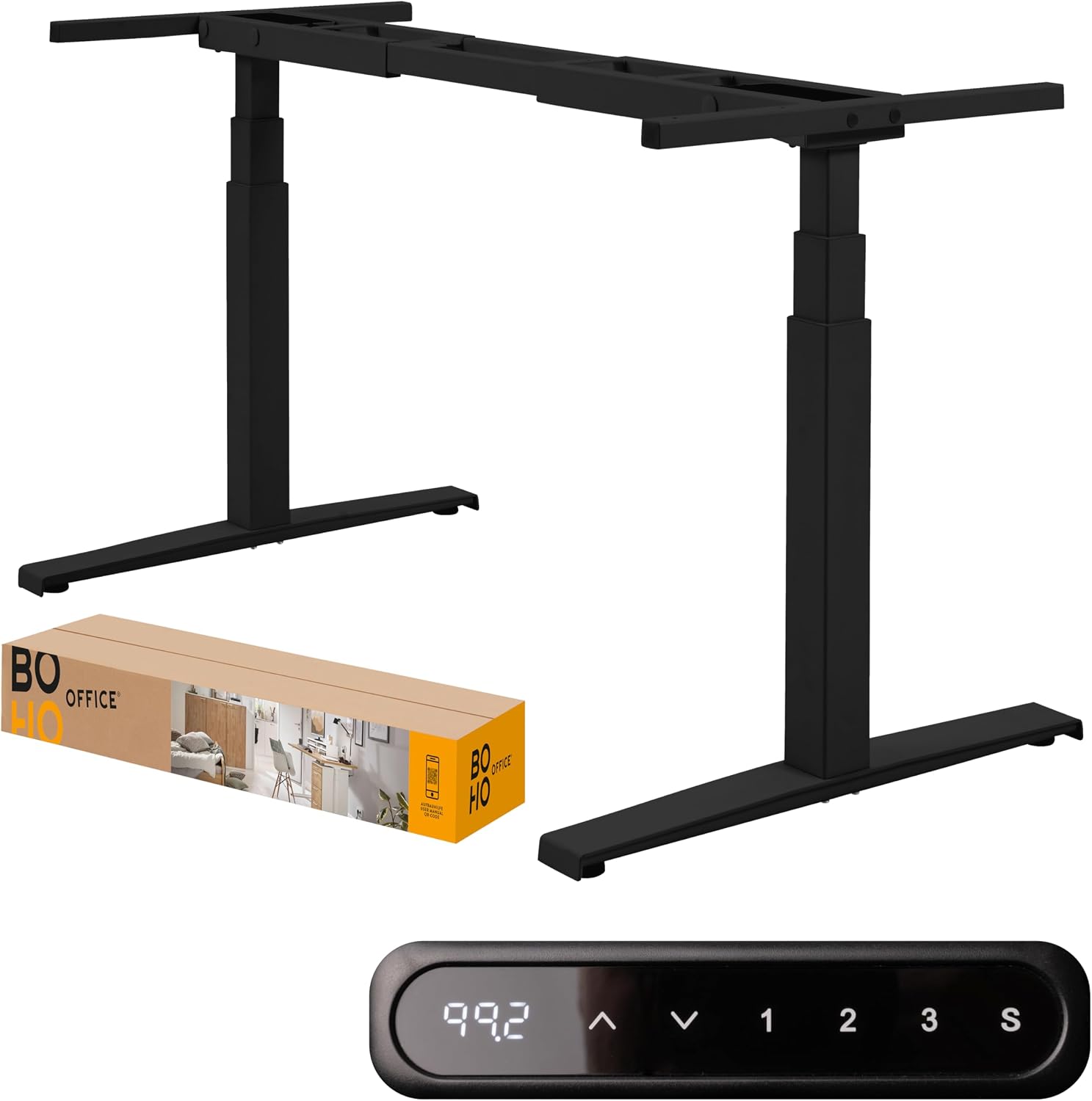 boho office Basic Line Schreibtisch Gestell elektrisch höhenverstellbar