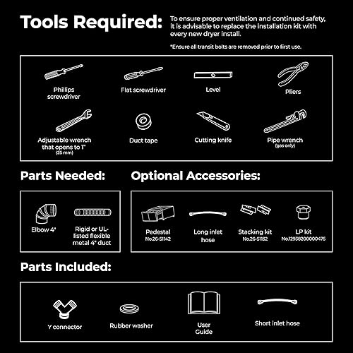Miniatura 8 de Kenmore 8.0 cu. ft. Front Load Gas Dryer - Wrinkle Guard with Accela Steam to Reduce Static and Odors - Smart Sensor Drying - LED - White