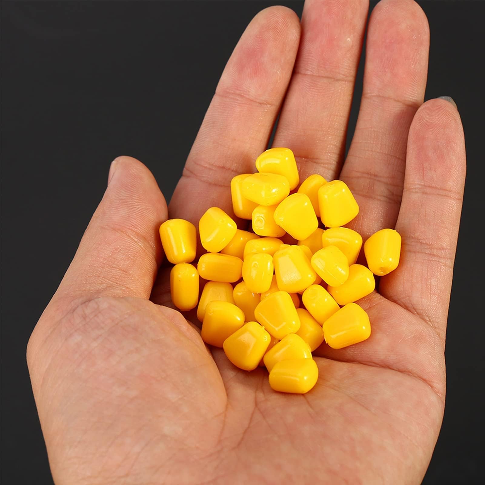 50 pezzi/bustine di esche per pesci di mais carpa mais esche da pesca all'aperto per amanti della carpa e pescatori di ogni livello, acqua dolce Soft Artificial Flavor