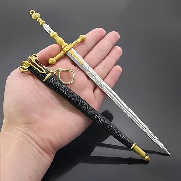 Elden Ring Lordsworn's Straight Sword w/Erdtree Engraved Scabbard Veteran's Relic Edition Greatsword Desk Decoration Ornaments Game Collection Gifts for Gamers & Fans