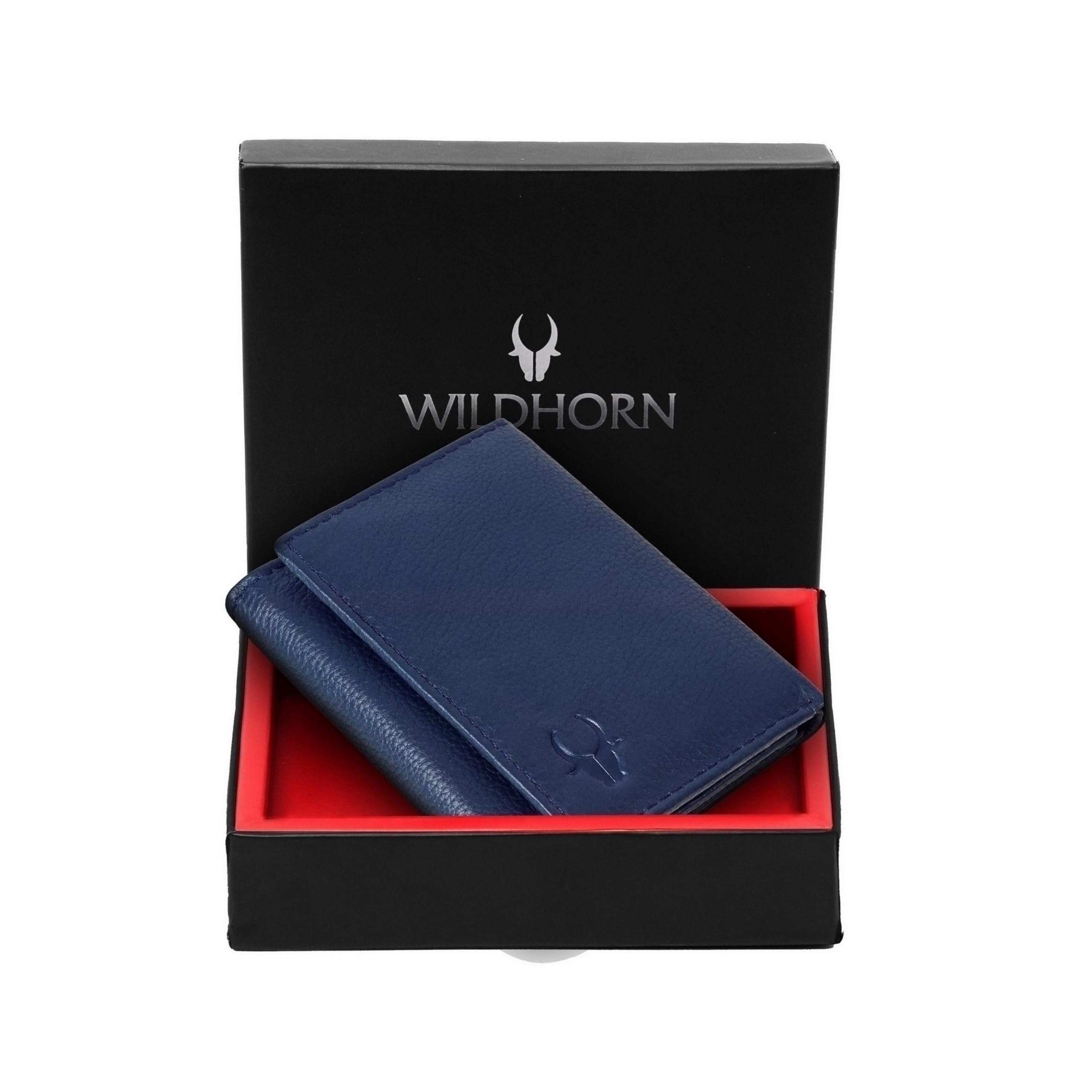 Rfid Protected Leather Wallet For Men, Blue-image-37