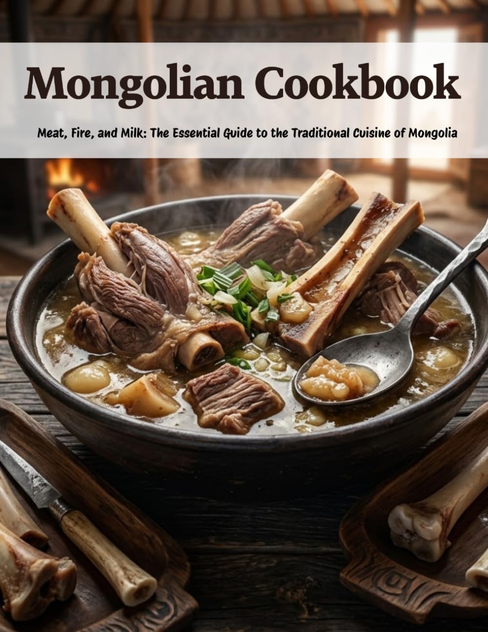 Mongolian Cookbook: Meat, Fire, and Milk: The Essential Guide to the Traditional Cuisine of Mongolia