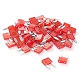 (60Pcs) 10 Amp Mini Car Fuses, 10A Automotive Fuses, Blade Fuse for Car/RV/Truck/SUV/Motorcycle/Boat