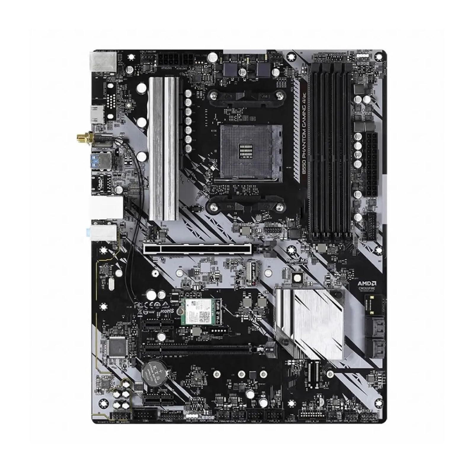 Placa Base Placa Base B550 Fit For ASROCK Phantom Gaming 4/AC Socket AM4 DDR4 128 GB M.2 Compatible con CPU Ryzen 5 5600 5700X Pro 3200G