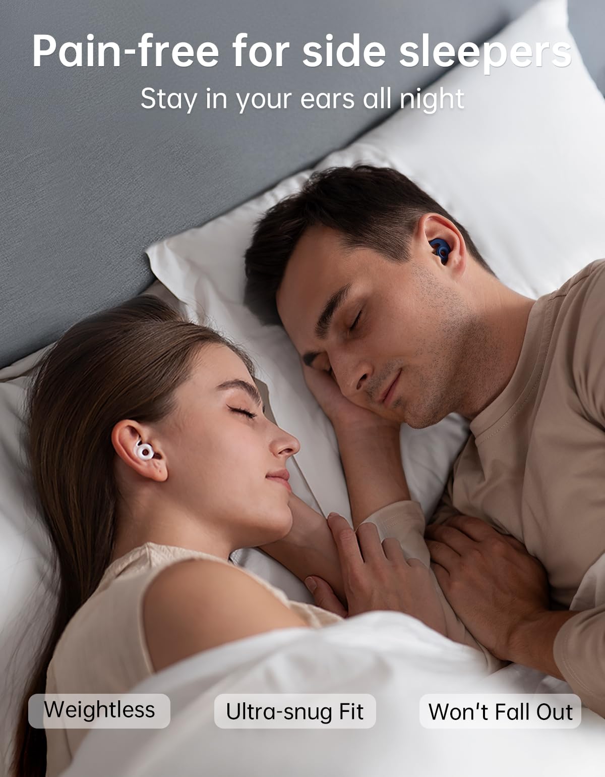 Welove Ultra-Comfy Ear Plugs with First-Ever UV Sanitizer—Reusable Earplugs for Sleep, Focus, Travel, and Noise Sensitivity |Hearing Protection |Customizable Fit | 18dB NRR Noise Reduction — Amazon image 7