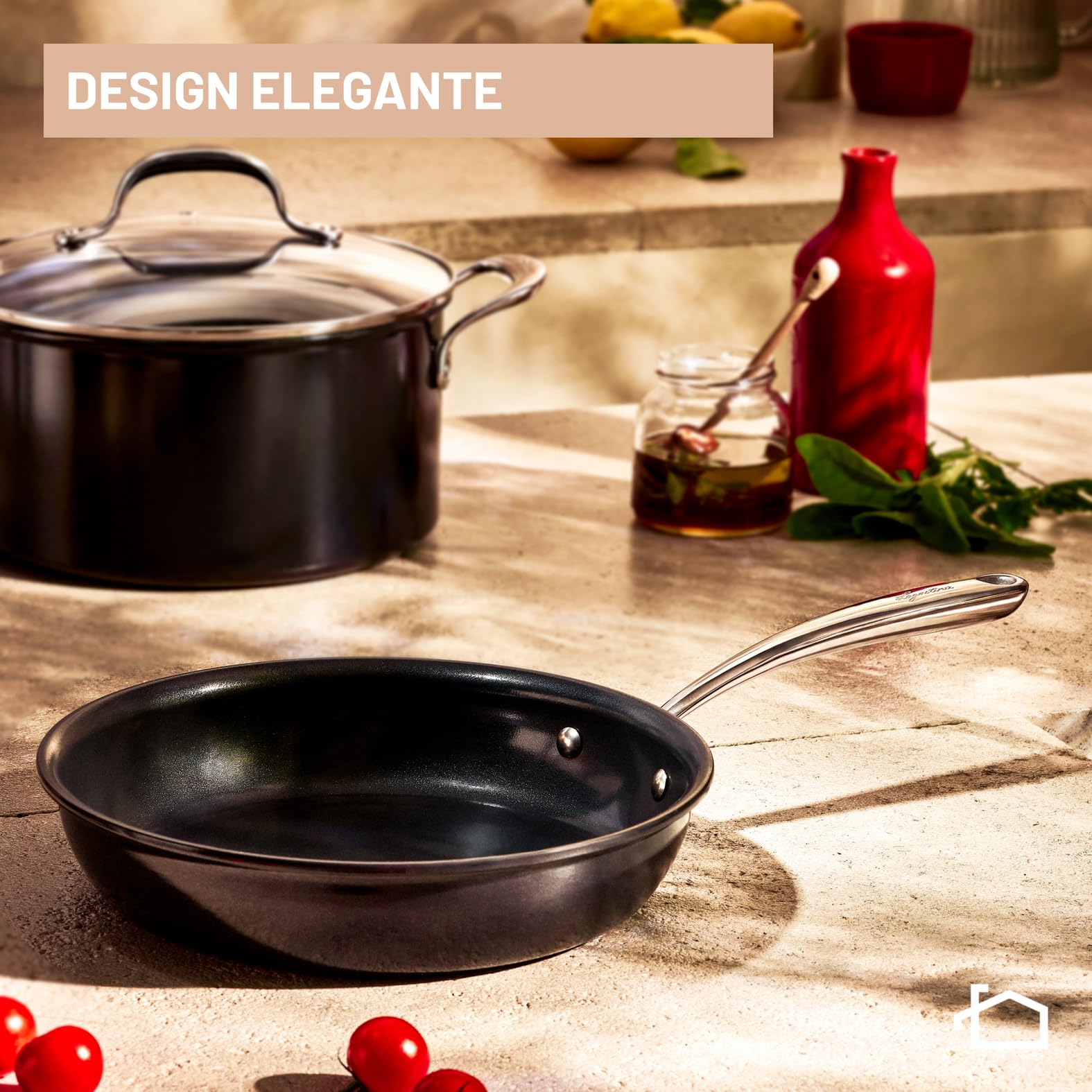 Lagostina Desideria, Wok 28 cm, Rivestimento in Ceramica Antiaderente, Progettata per Durare, Adatta all'Induzione, 010275041828