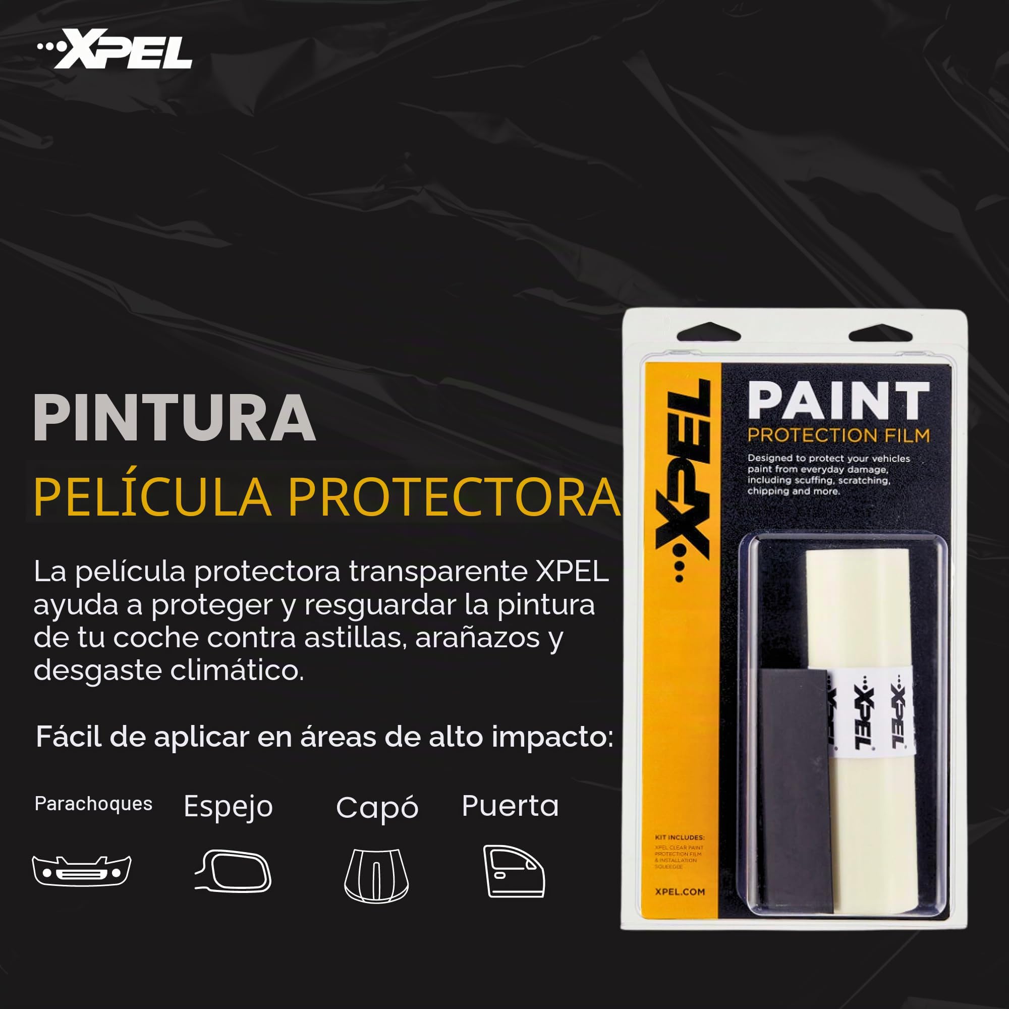XPEL Rollo de película protectora de pintura transparente